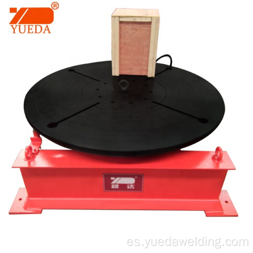 Posicionador giratorio de soldadura de tubería automática 2ton TurnTable